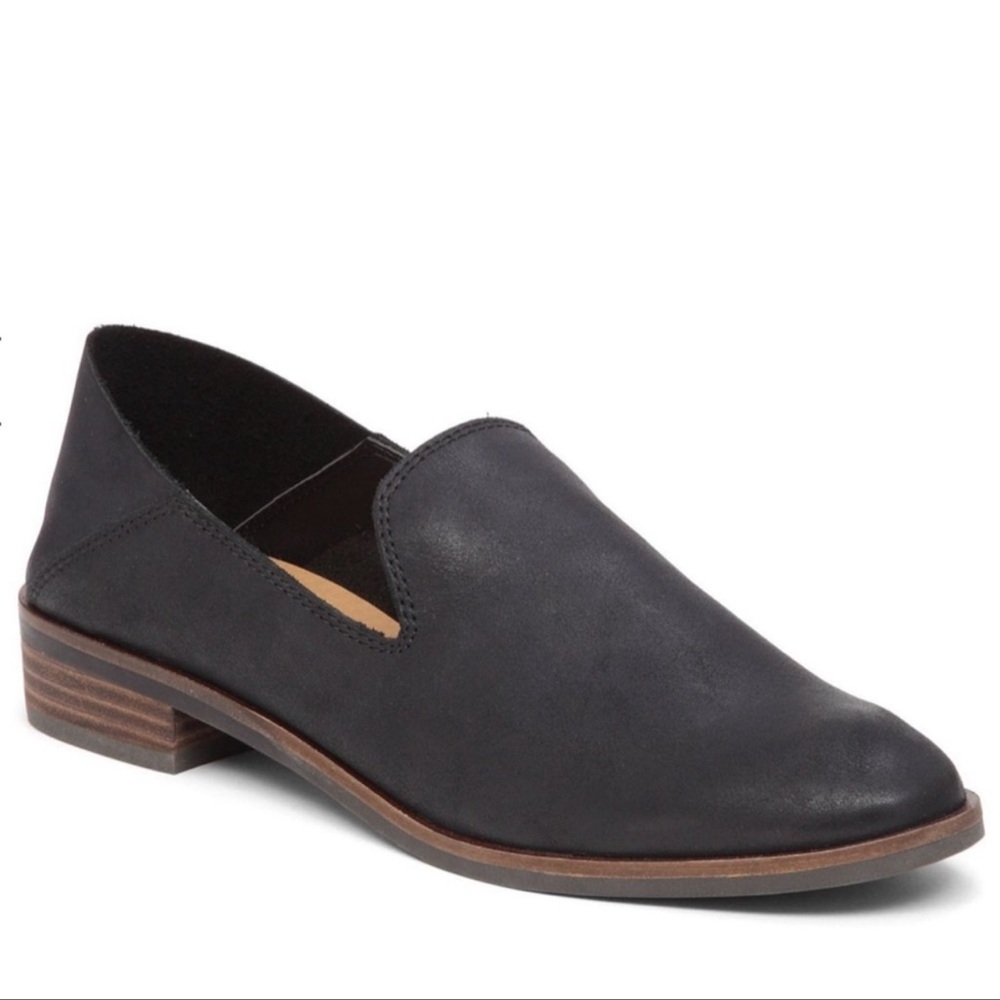 Lucky Brand Cahill Black/Saratoga Leather Loafers. 6.5
